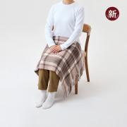 可当作毛毯使用的 绵羊毛披巾